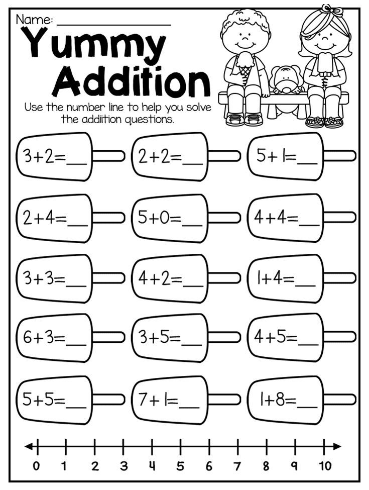 math for kindergarten worksheets