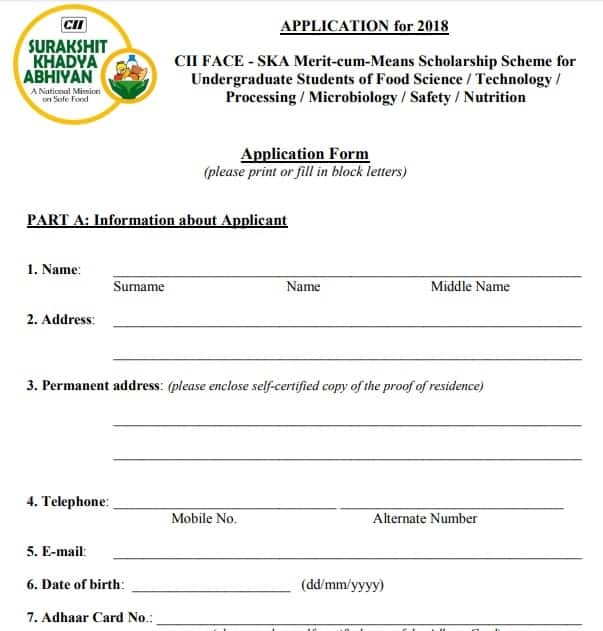 affiliation meaning in application form
