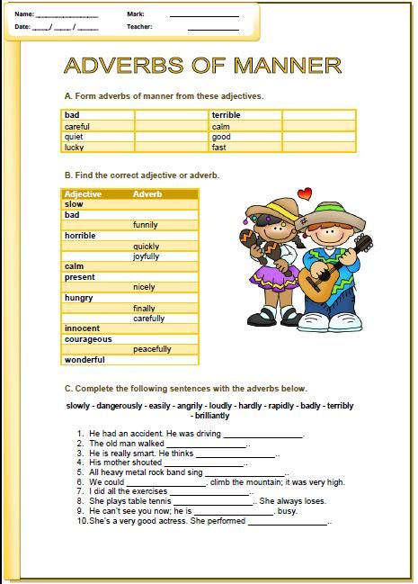 adverbs of certainty worksheets pdf