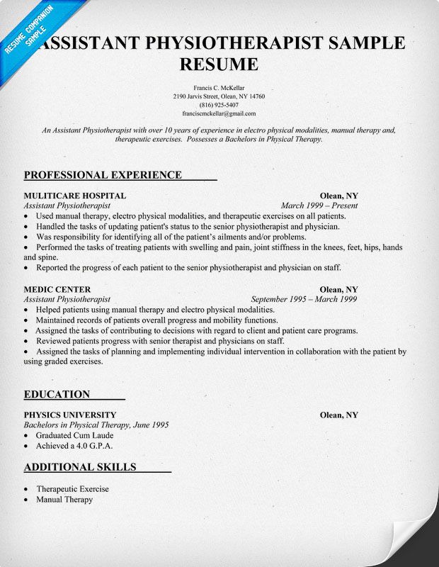 diversional therapist resume sample