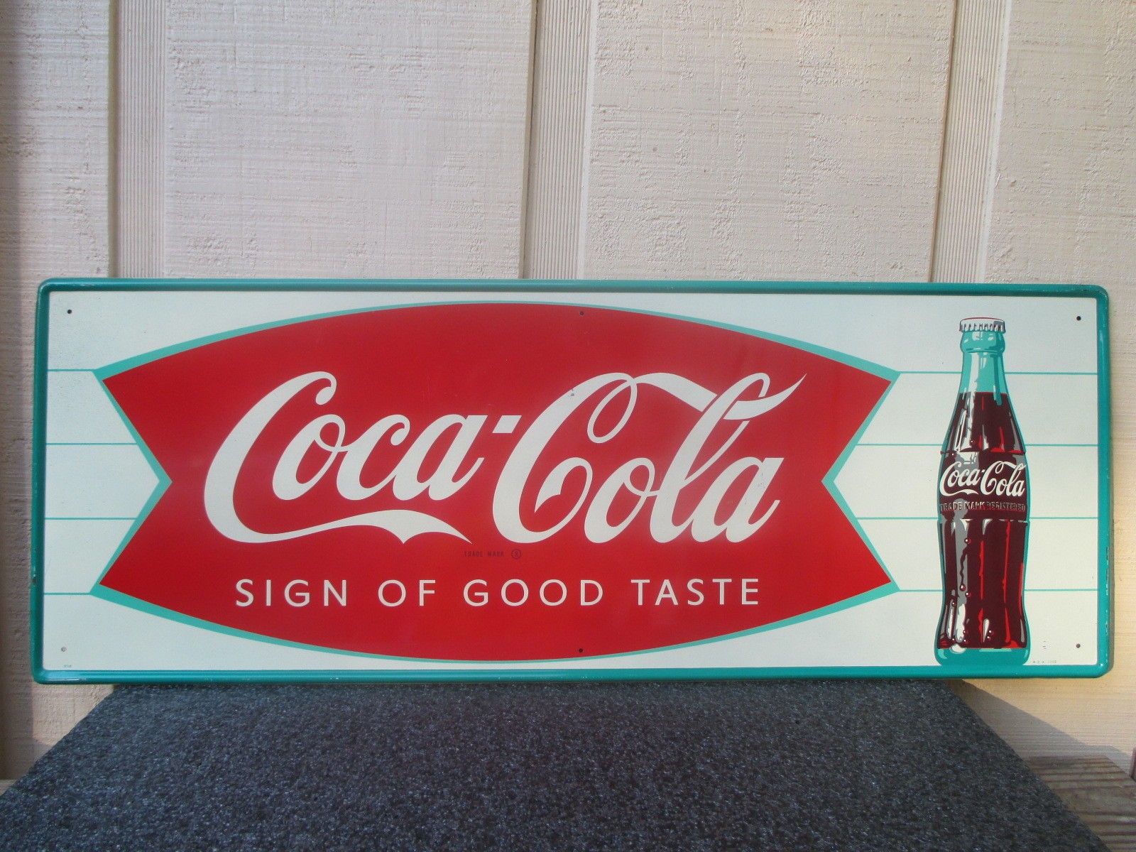 coca cola sign price guide