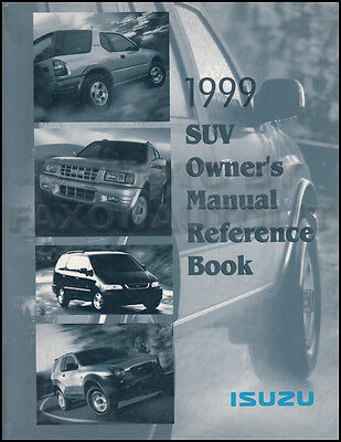 98 isuzu vehicross owners manual