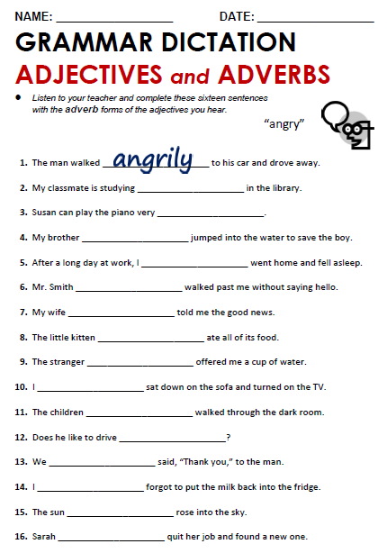 adverbs of possibility and probability exercises