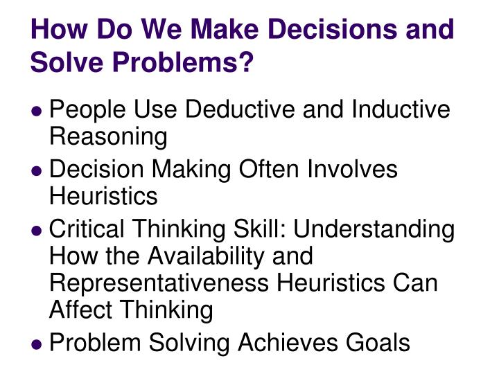 deductive reasoning for real life reasoning and making decisions pdf